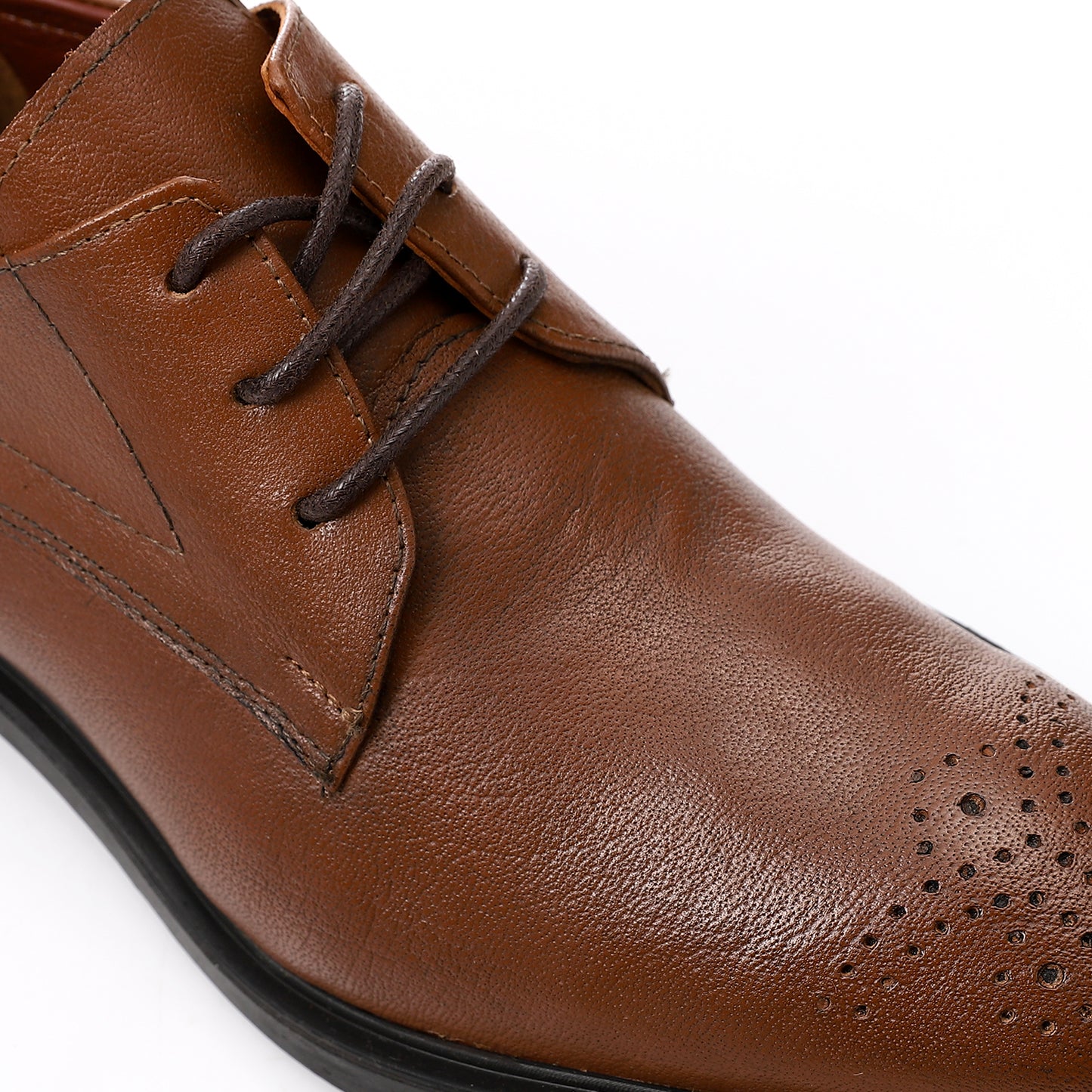 Oxford Genuine Leather Lace Up Shoes