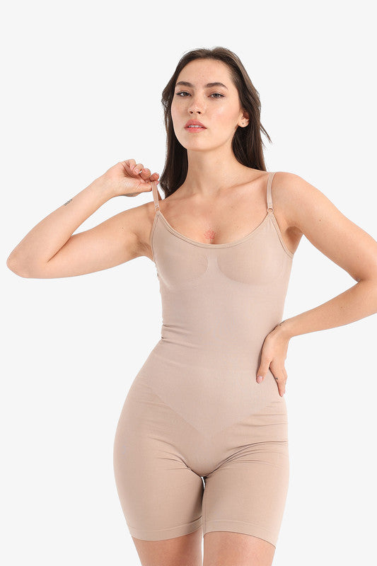 One-Piece Seamless Bodysuits. Nude