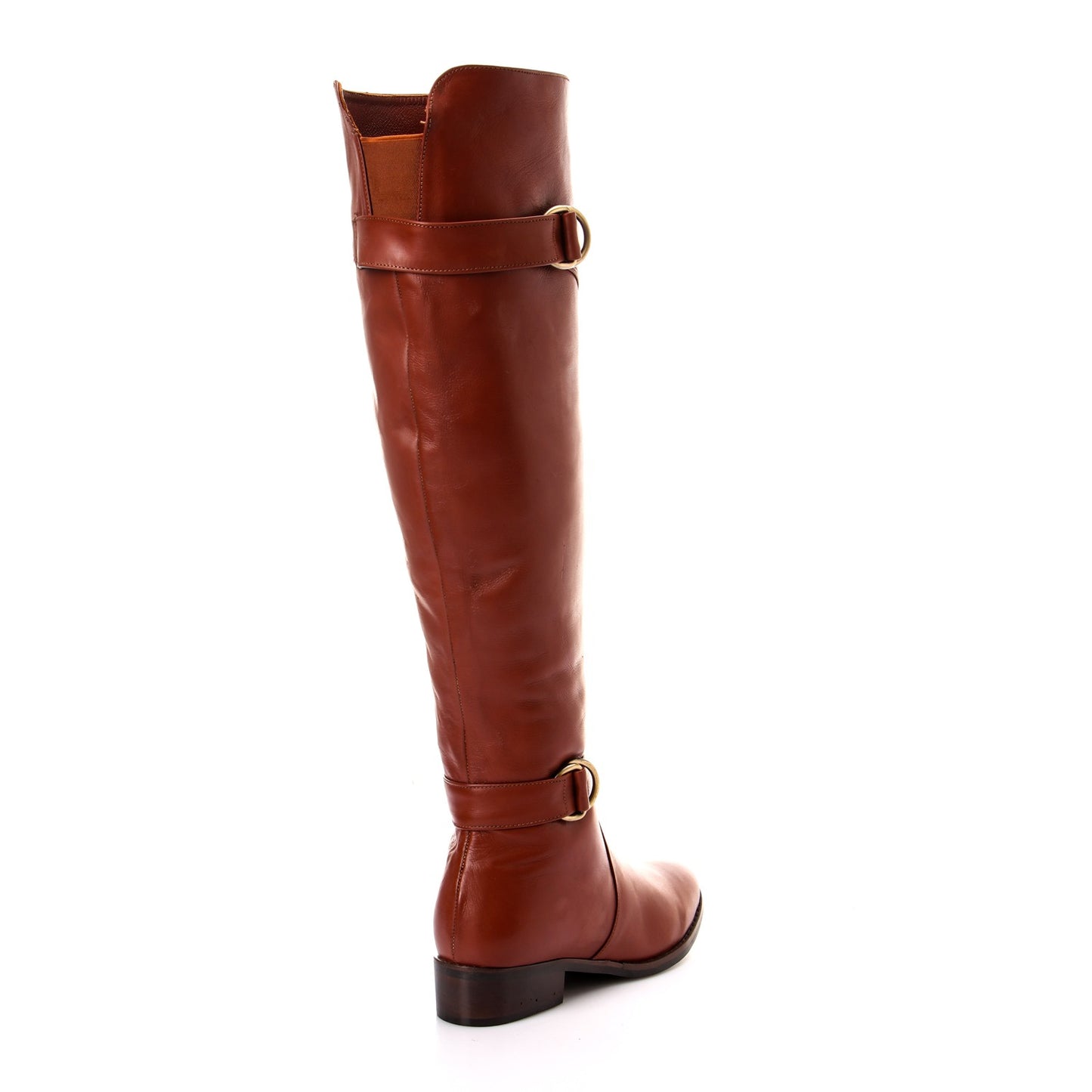 Knee High Low Heeled Boot