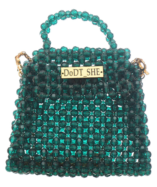 Emerald Green  Square Bag