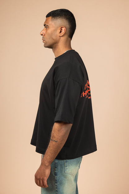 Unconventional Boxy Fit Tee - Black