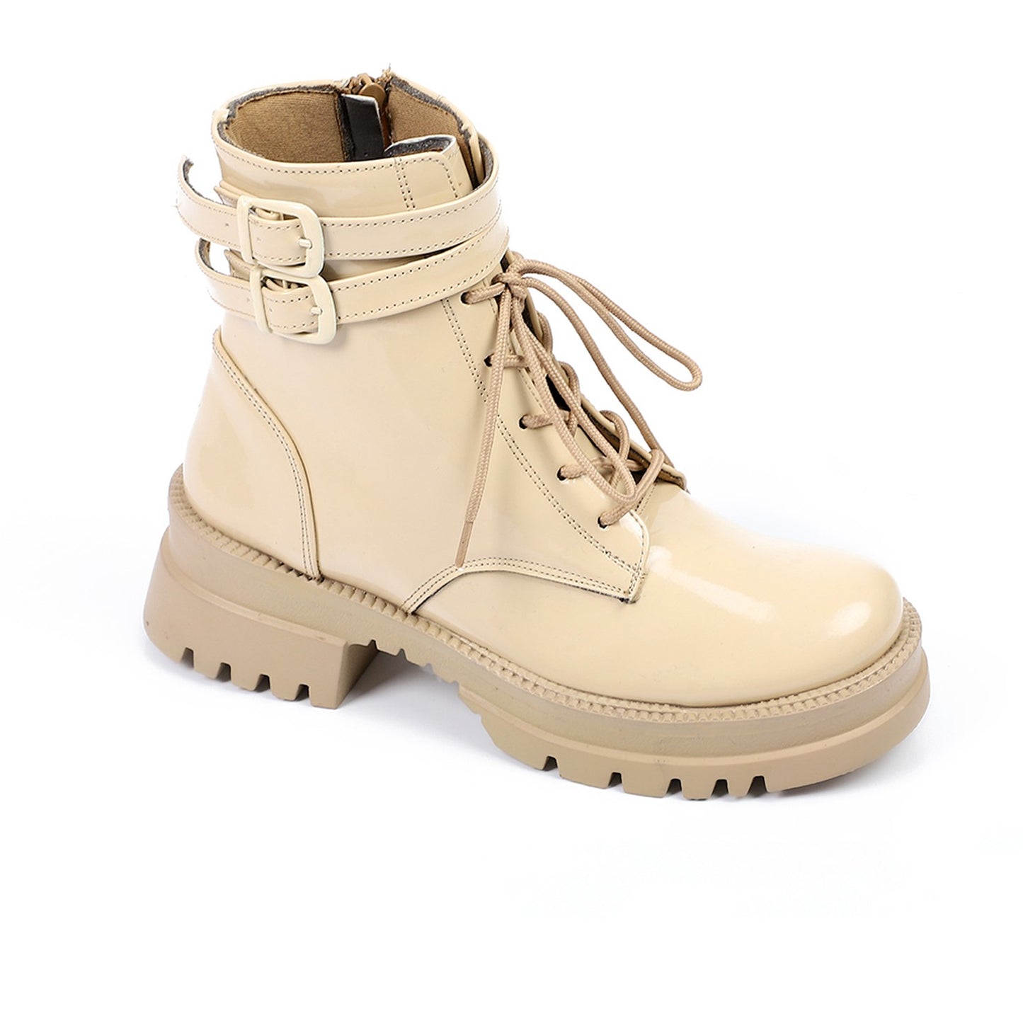 Double Closure Plain Verne Boots