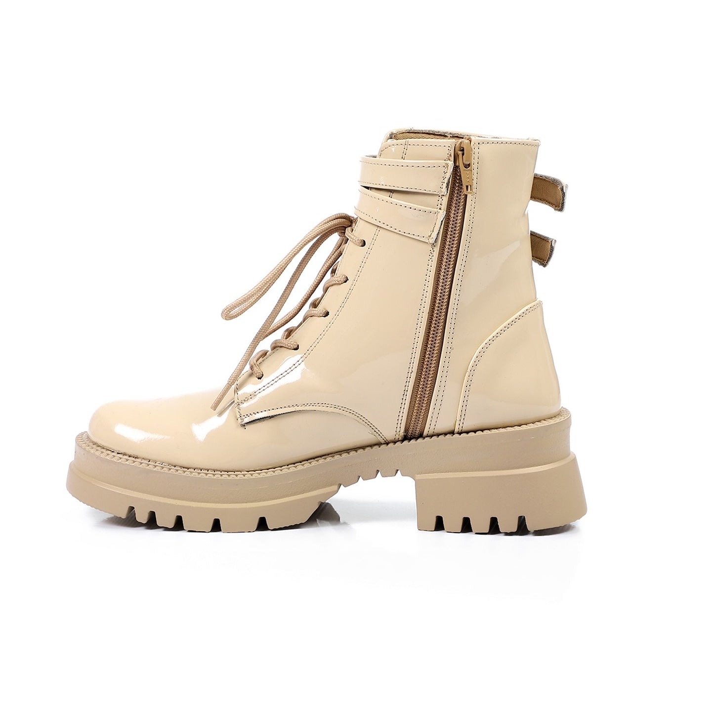 Double Closure Plain Verne Boots