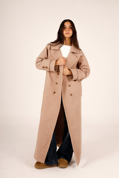 Double Breasted Wool Coat