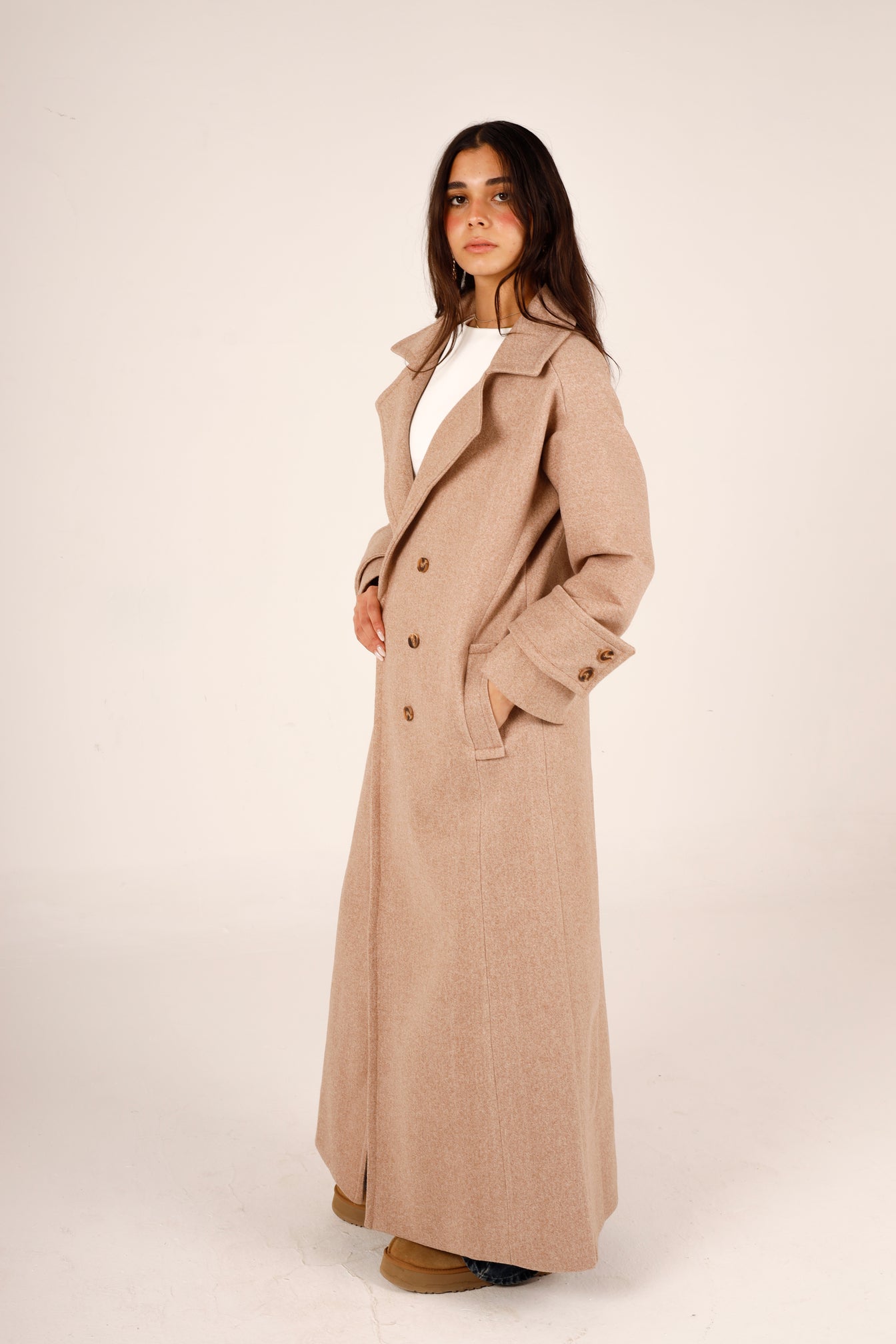 Double Breasted Wool Coat