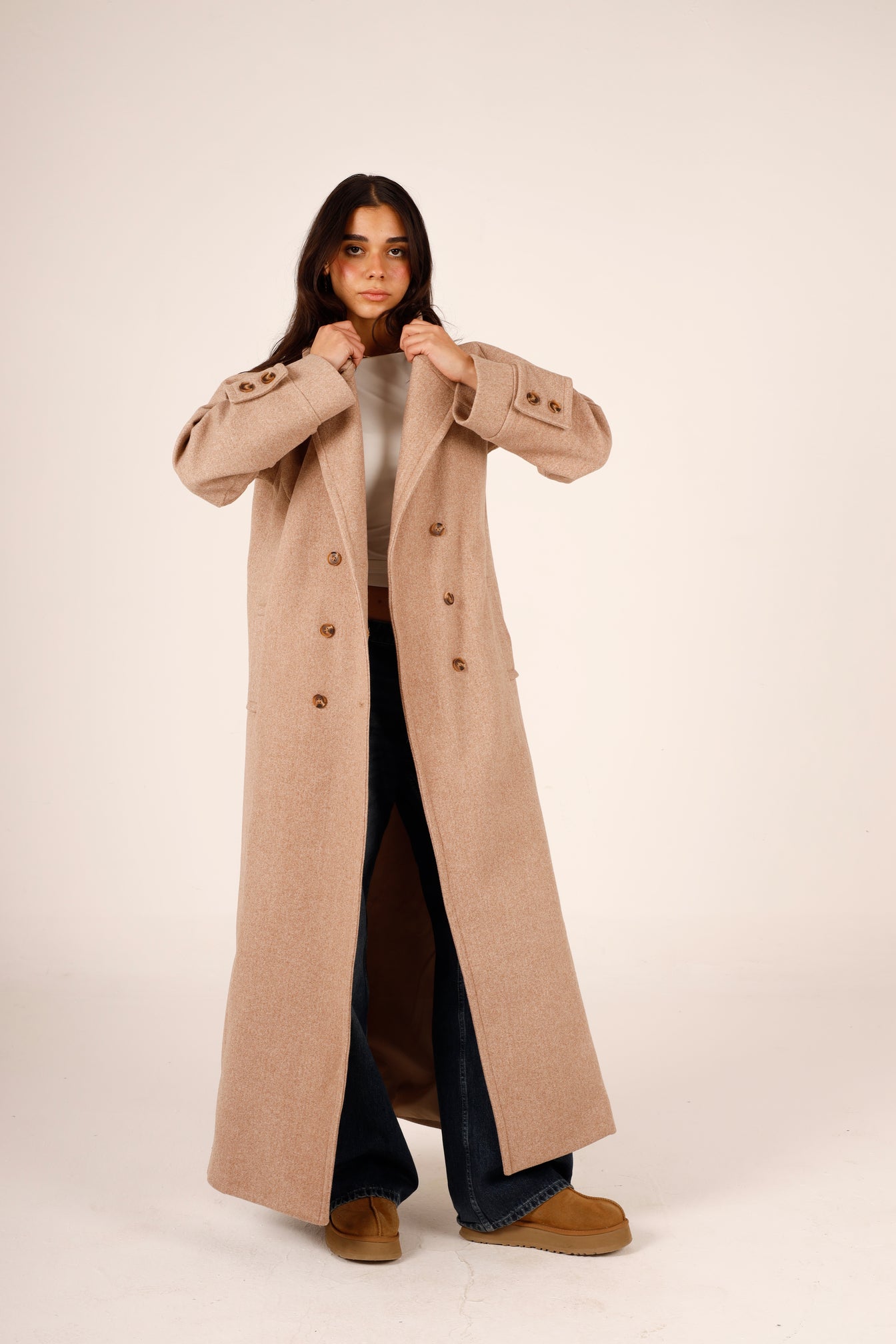 Double Breasted Wool Coat