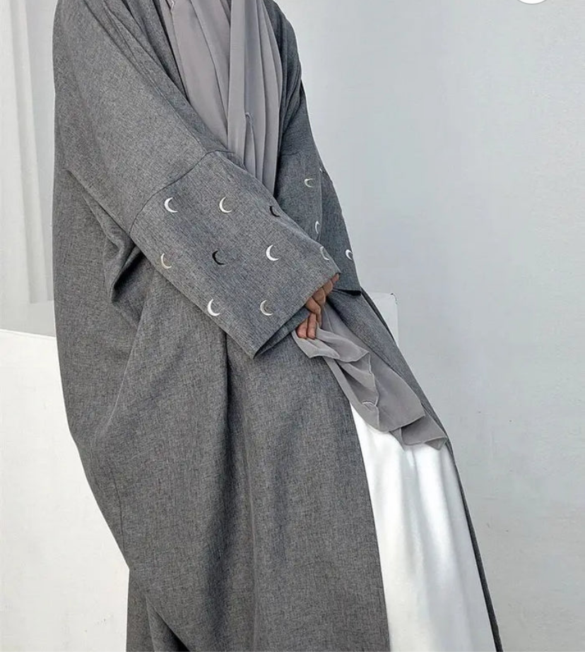 Linen Moon kaftan - Grey