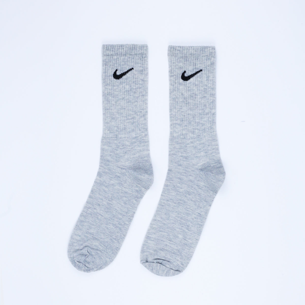 Cotton Basic Crew Socks – Grey