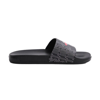 EVA Textured JUST Men Slippers - Black
