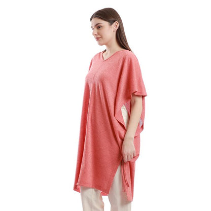 V-Neck Cover-Up With Side Lace Up