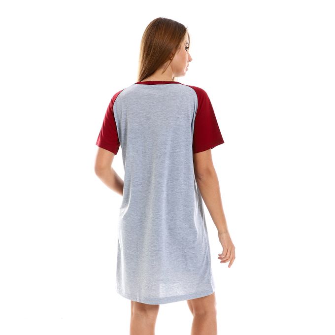 Raglan Sleeves Printed Sleepshirt