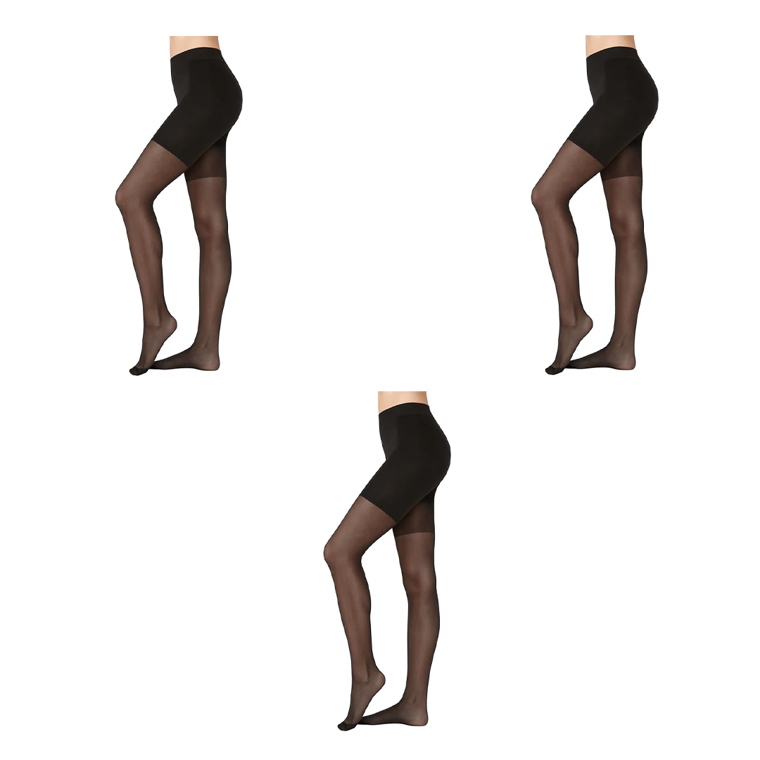 Synthetic Long Colone 3 Pack - Transparent Black