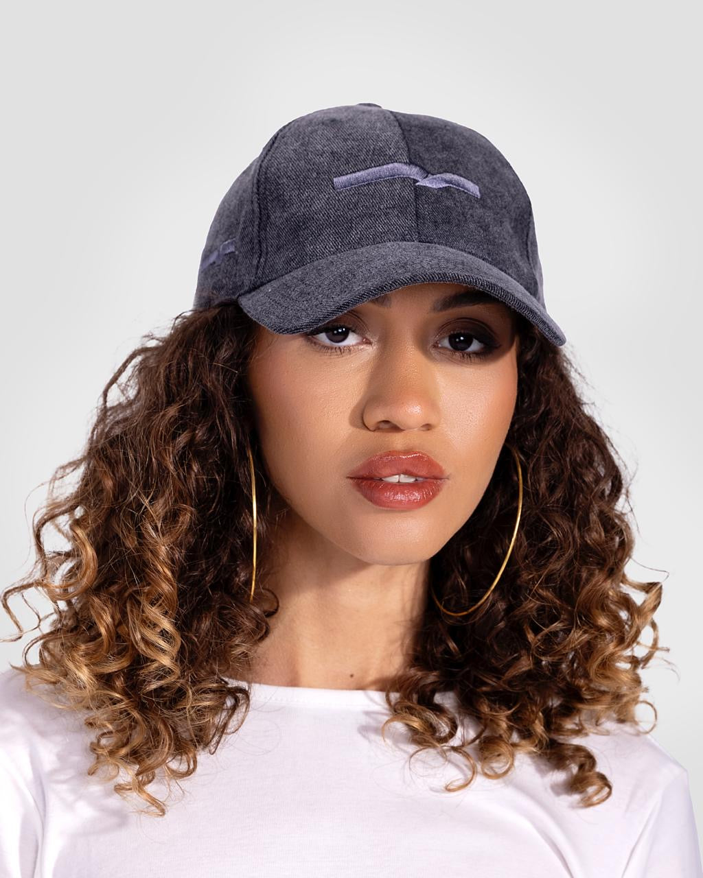 cap fashion style - washed grey