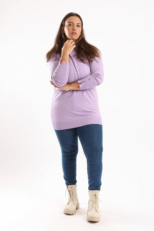 4 Buttoned Cuffs Pullover - Clue Wear