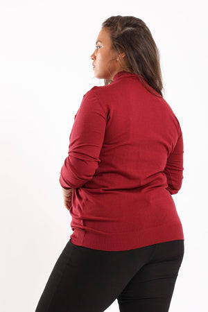 4 Buttoned Cuffs Pullover - Clue Wear