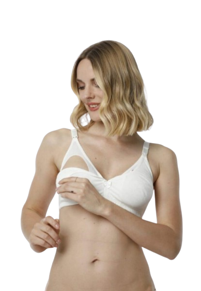 Cotton Nursing Bra, Removable Bra