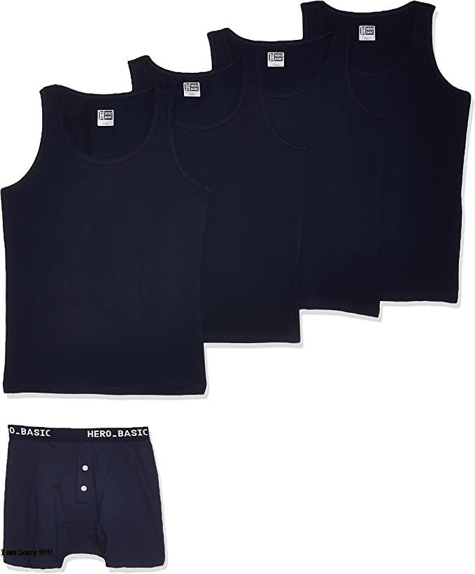 Bundle Pack Of 4 Tank Top With Free Boxer