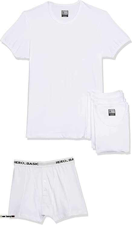 Bundle Pack Of 4 Round Neck T-Shirt With Free Boxer