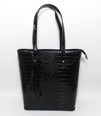 Glitter Women Hand Bag - Black