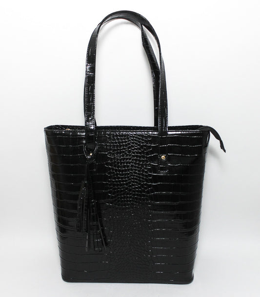 Glitter Women Hand Bag - Black