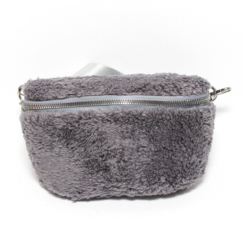 Glitter Women Waist Bag - GREY