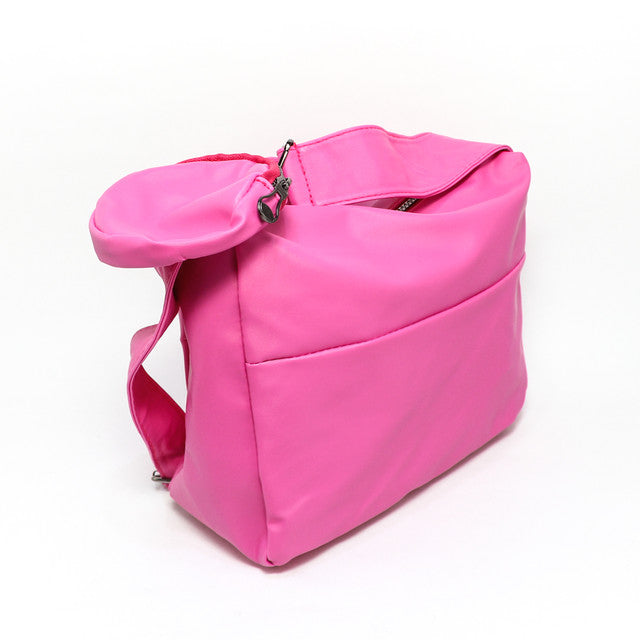 Canvas Crossbody Handbag – Fuchsia