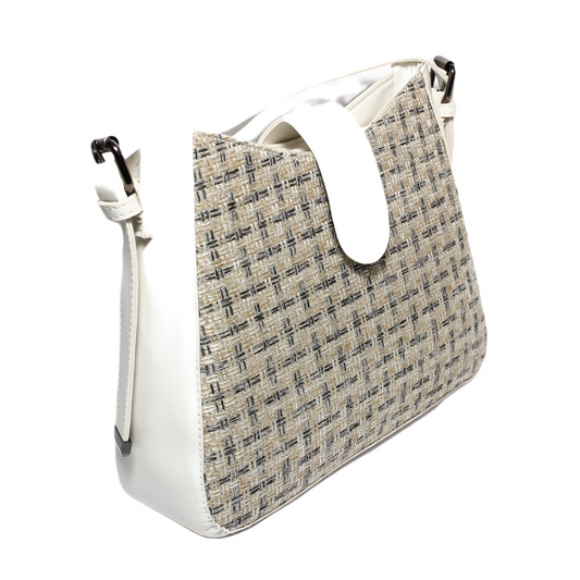 Bi-Tone Shoulder Bag