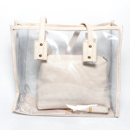 Glitter Women Summer Bag - Beige