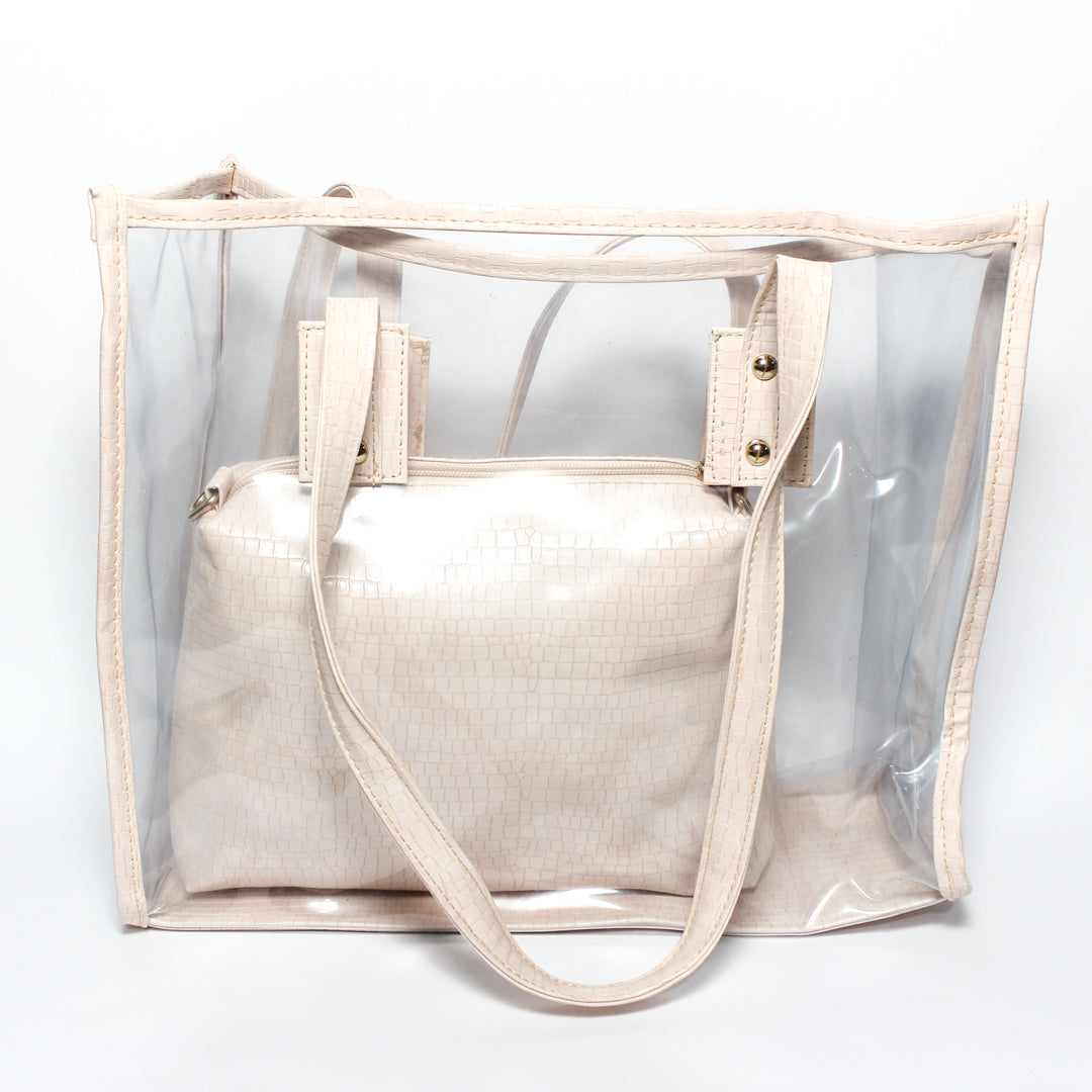 Glitter Women Summer Bag - Beige