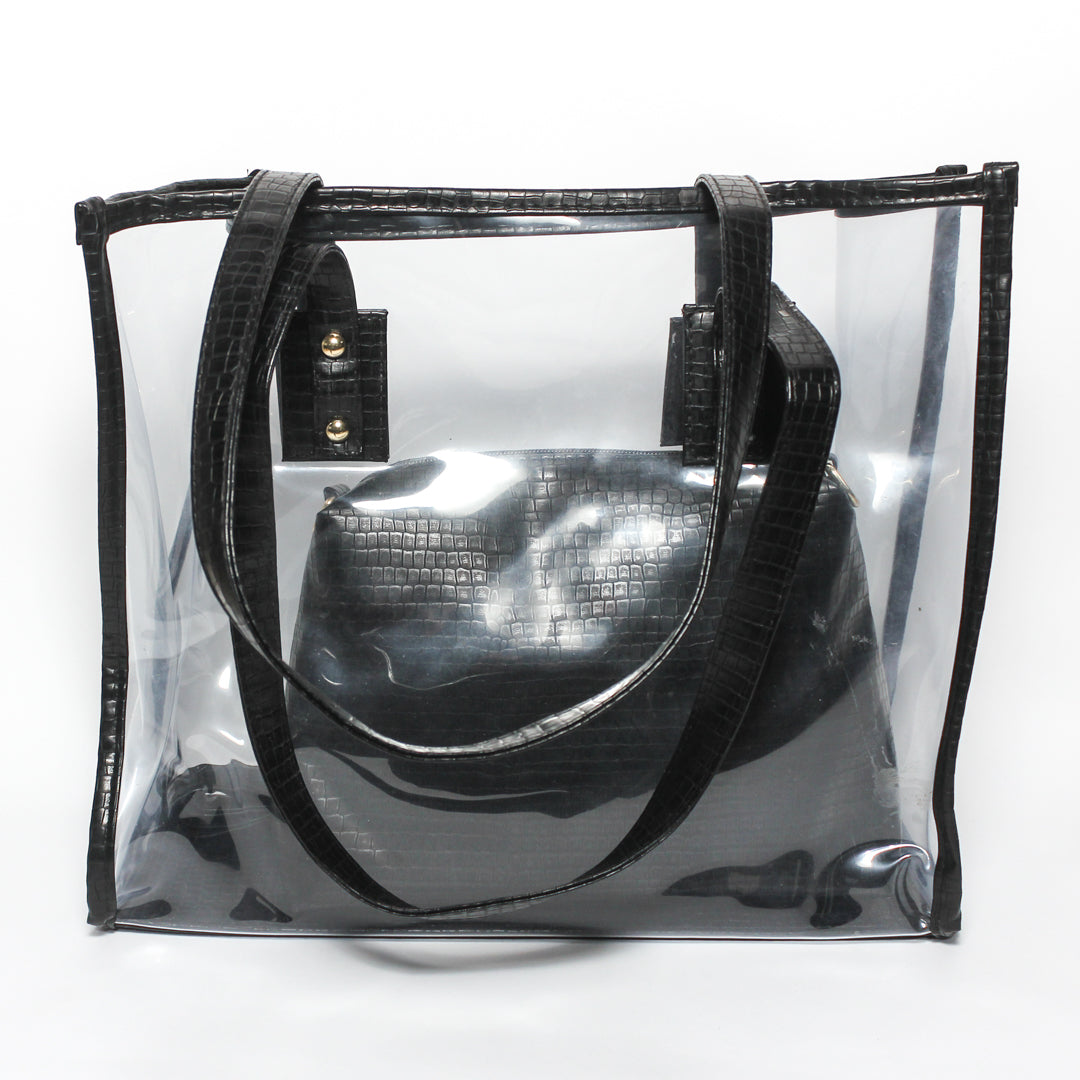 Glitter Women Summer Bag - Black