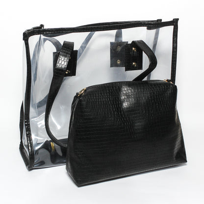 Glitter Women Summer Bag - Black