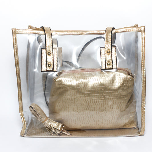 Glitter Women Summer Bag - Gold