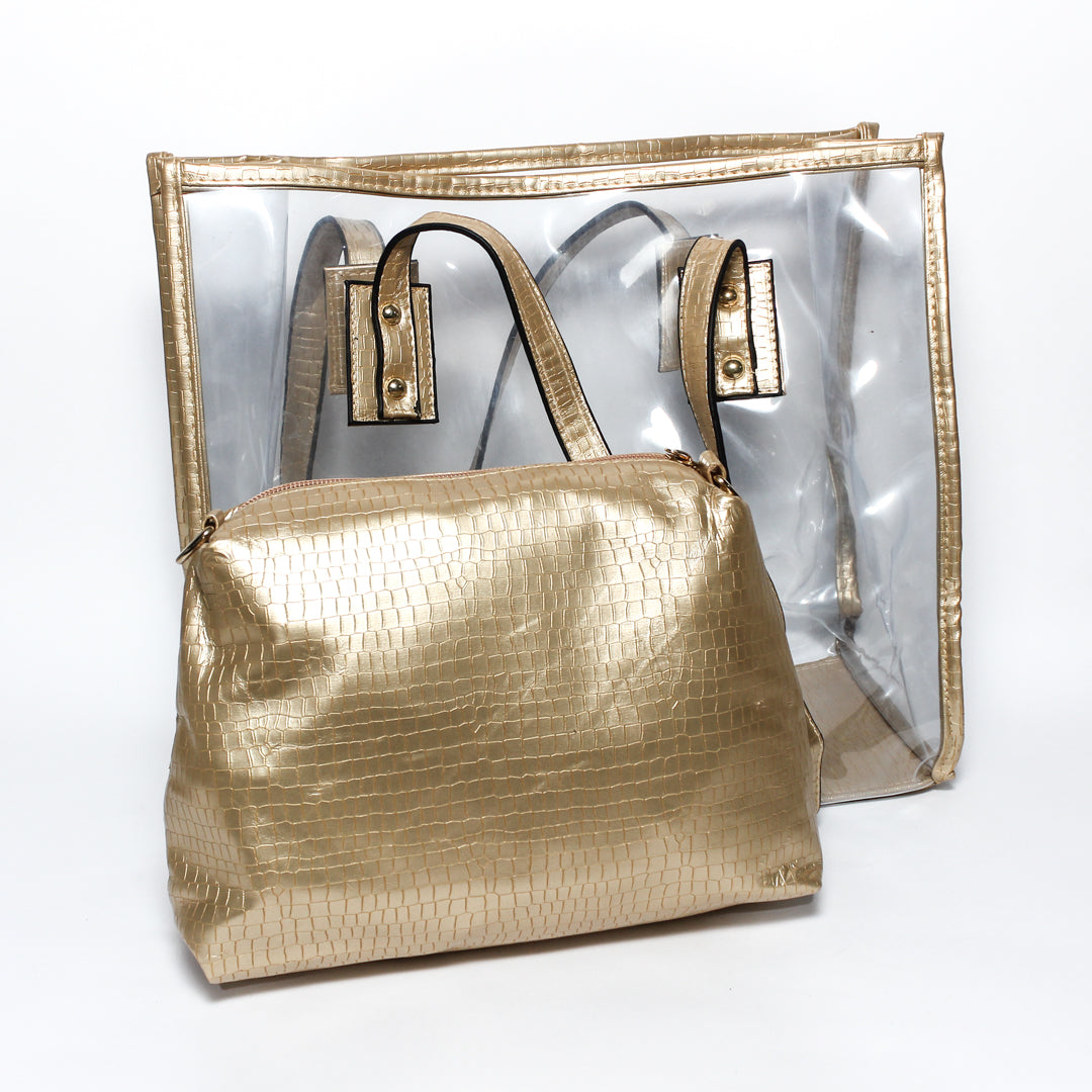 Glitter Women Summer Bag - Gold