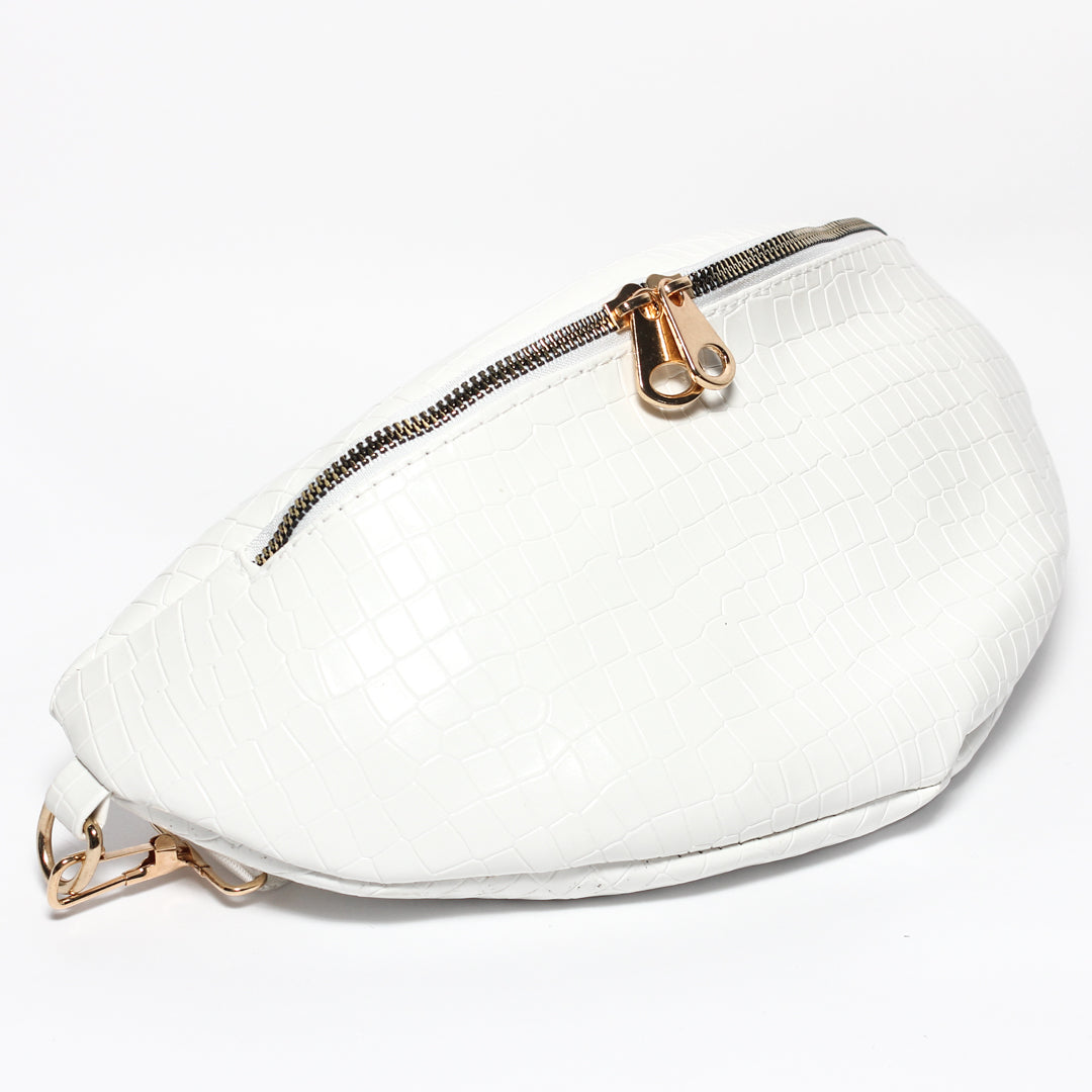 Glitter Women Crossbag - White