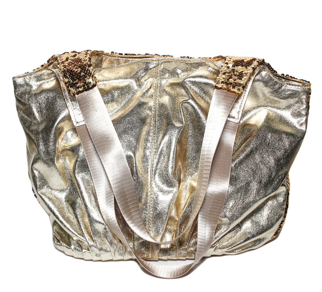 Glitter Women Summer Bag - Gold