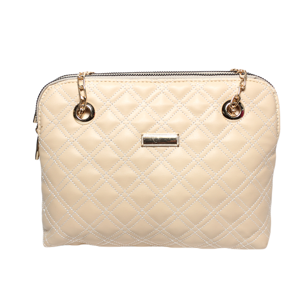 Glitter Women Cross Bag - Beige