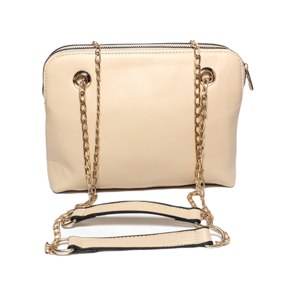 Glitter Women Cross Bag - Beige