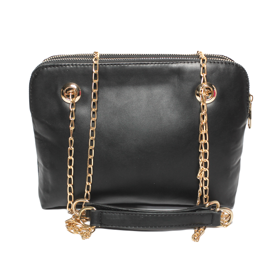 Glitter Women Cross Bag - Black