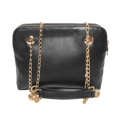 Glitter Women Cross Bag - Black