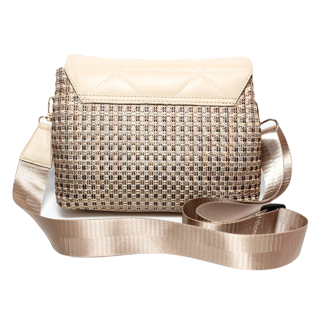 Glitter Women Cross Bag - Beige