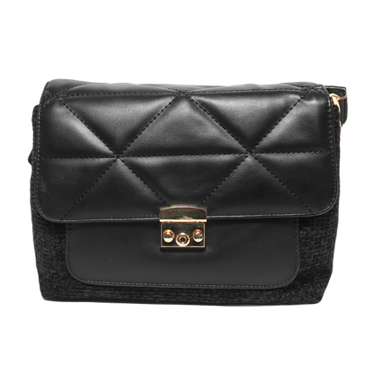 Glitter Women Cross Bag - Black