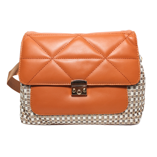 Glitter Women Cross Bag - Camel