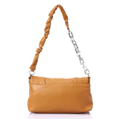 Magnetic And Zipper Closure Cross-Body Bag