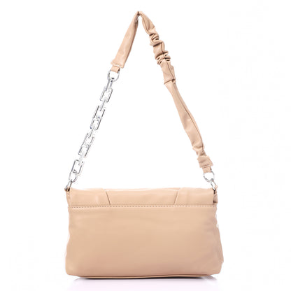 Magnetic And Zipper Closure Cross-Body Bag