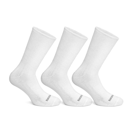 Cotton Classic Crew Socks Pack Of 3 – White