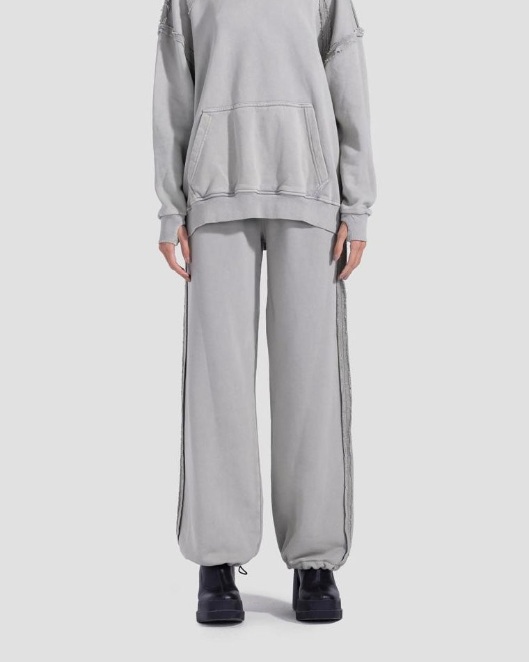 Cotton Washed Pants - Pistachio