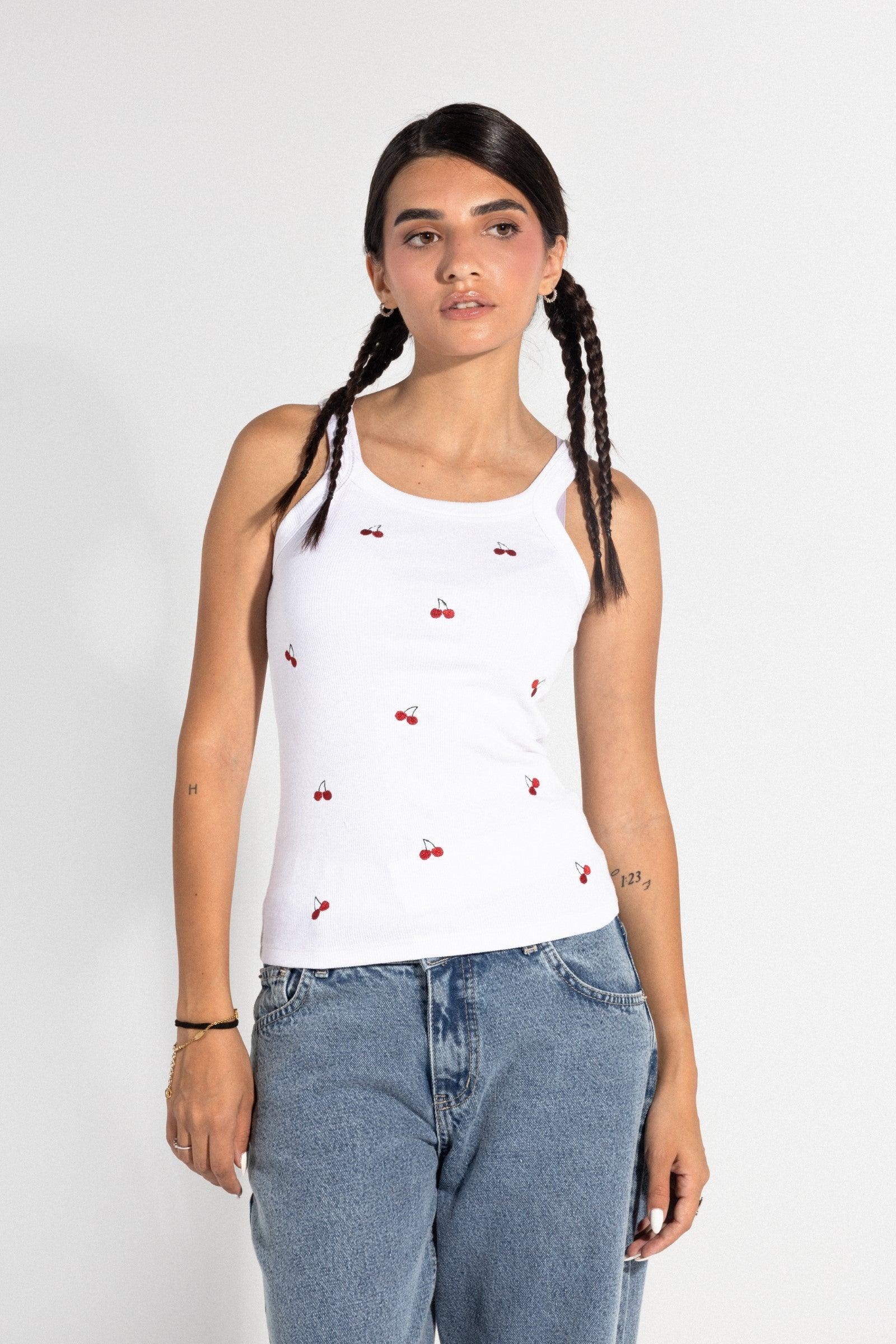 Cherry Tank Top - Carina - ÙƒØ§Ø±ÙŠÙ†Ø§