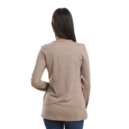 Henley Shirt Long Or 3/4 Sleeve