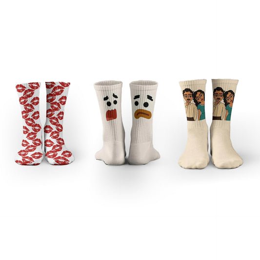 Cotton Crew Socks – Set Of 3