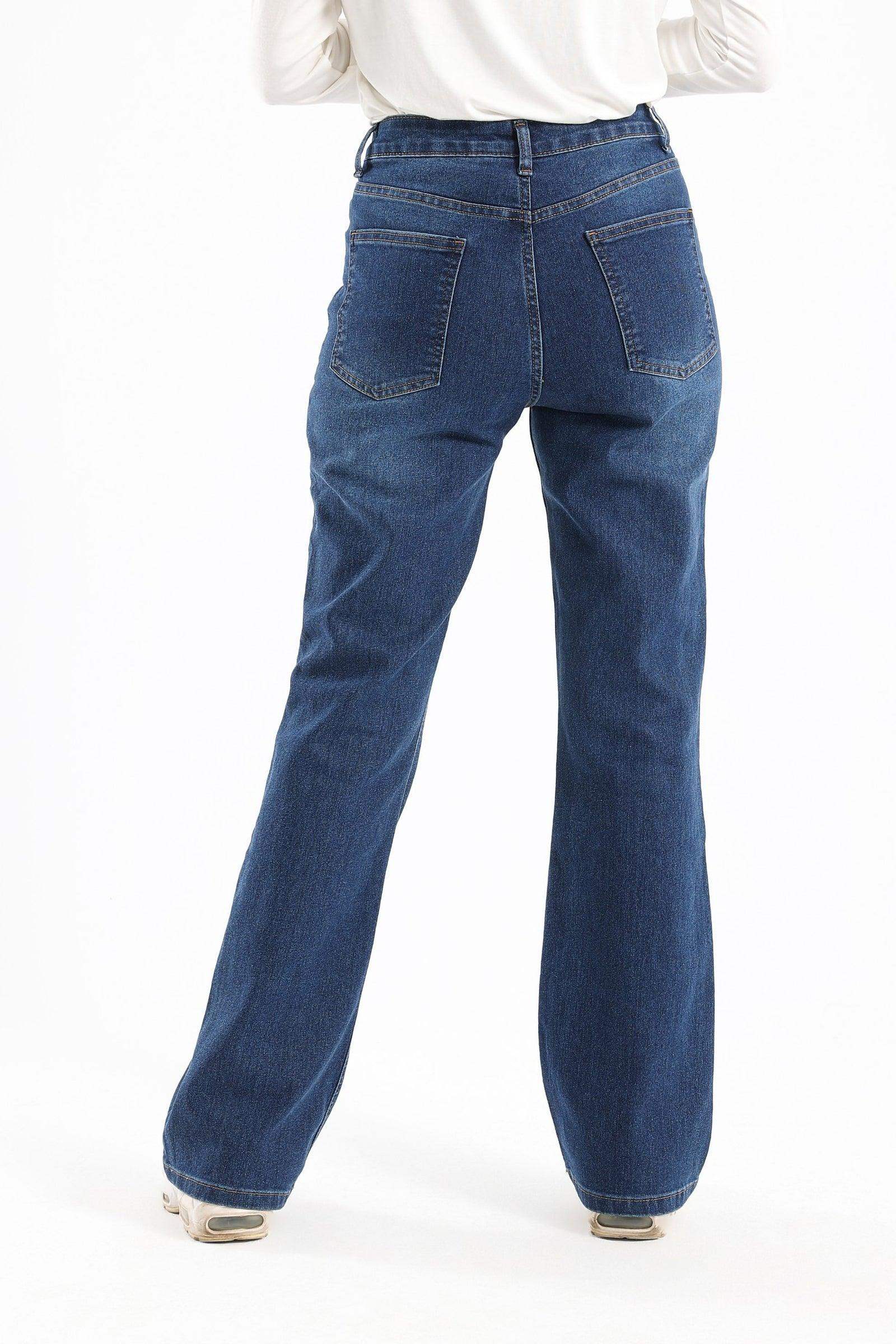 5 Pockets Flared Denim Pants - Carina - ÙƒØ§Ø±ÙŠÙ†Ø§